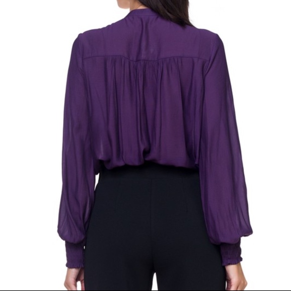 Purple Ruffle Shirt - Picture 3 of 7